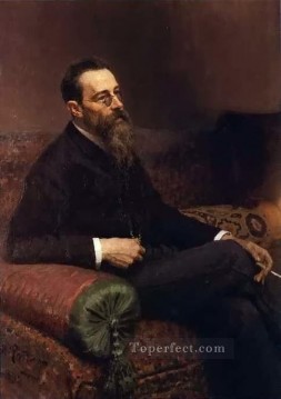  Russian Art - Nikolay Rymsky Korsakov Russian Realism Ilya Repin